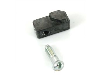 Throttle cable slide with black screw for Piaggio, SI