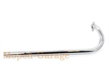 Exhaust manifold steel 500mm 24mm chrome for Zündapp, automatic, moped, moped, type 442