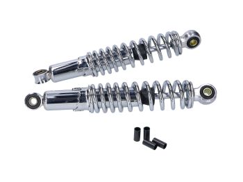 shock absorber set rear 280mm chromed