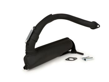 Exhaust-BGM PRO banana TOURING- Vespa PV125, ET3 125 - black