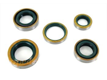 Simmering set 5-piece 15x24x7mm 17x28x7mm for Zündapp GTS, CS, CX, Hai 50, KS 50