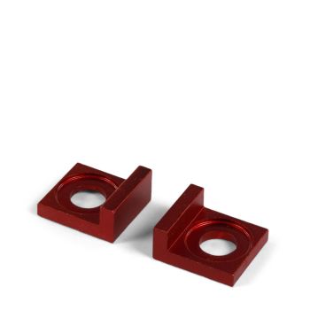 TENDEURS ALU DE CHAINE - Ø15MM ROUGE