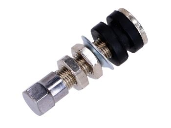 Tubeless tire valve straight long metal