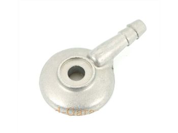Connector for Dellorto aluminum fuel hose for Piaggio Ciao, Bravo, Garelli Bonanza