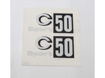 Sticker set side cover fairing for Zündapp C 50 Sport moped