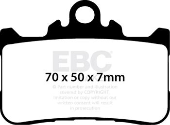 BRAKE PAD SINTERED HH