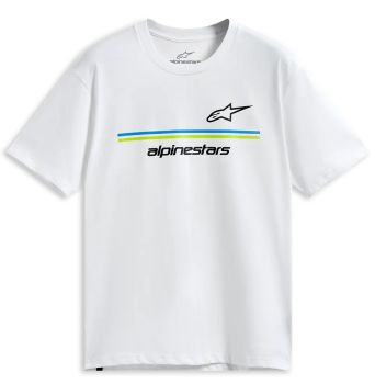 TEE SS CSF LANES WHITE M