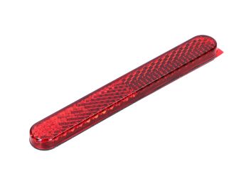Reflector 100x13mm red self-adhesive