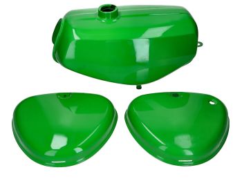 B-goods fuel tank and side cover set green for Simson S50, S51, S70