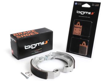 Brake pads set -BGM PRO Sintersport- Vespa PX (1998-2010, front disc brake ´Grimeca´ + rear drum brake) - Vespa PX Disc/My, LML Star, Stella, Retrofit disc brake Grimeca Classic + Grimeca NT