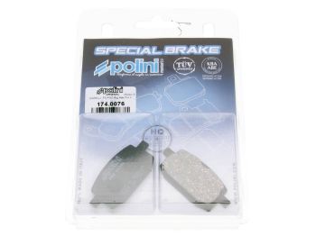 brake pads Polini organic for Baotian, Rex, Qingqi