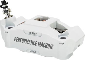 125 X 4, RACE SERIES RADIAL MOUNT CALIPER, LEFT-WHT