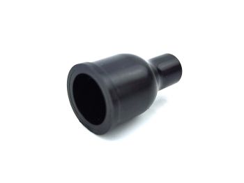 Spark plug cap Beru rubber 15/5mm black for