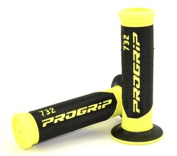GRIPS732 BK/FL YE OPN END