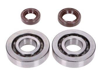 crankshaft bearing set Naraku SKF, FKM Premium C3 for Peugeot vertical Euro1