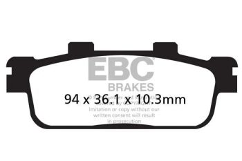 BRAKE PAD CARBON TT DIRT