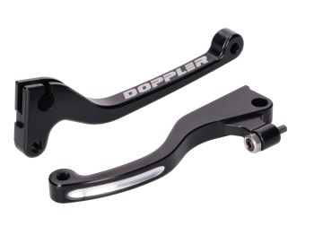 brake and clutch lever set Doppler CNC black for Sherco SE, SM 11- (w/ J.Juan brake)