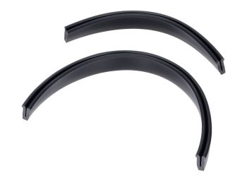 Scuff plates Keder set black for Simson, KR51/1, KR51/2