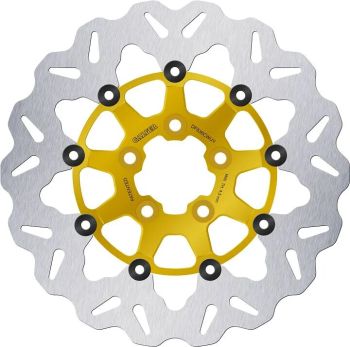 BRAKE DISC FLOAT WAVE GOLD