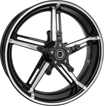 WHEEL FACTORY 24 WITH HUB & ADAPTERS 21"" X 5.5"" BLK CC