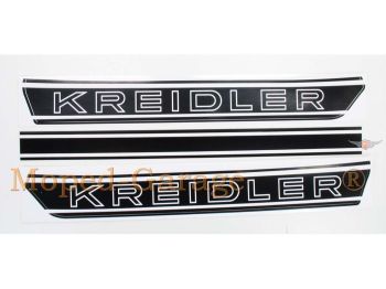 Tank sticker, 3-piece for Kreidler Florett RS, RMC