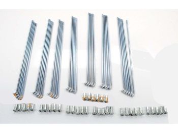 Spokes chrome 189mm with nipple (36 pieces) for Puch, MC 50, MV, VS