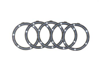 Gasket set crankcase/maghouse -BGM PRO -BGM PRO silicone- Lambretta LI. LIS, SX, TV (series 2-3), DL/GP 125-200- 5 pcs