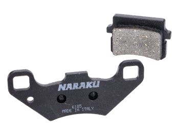 Brake pads organic for Peugeot XR7/ XP7 50 2T, Motorhispania 10 SM/ Enduro 50 2T, Gun R 50 2T/ 125 4T, TGB Blade 425/ 500/ 600/ 1000