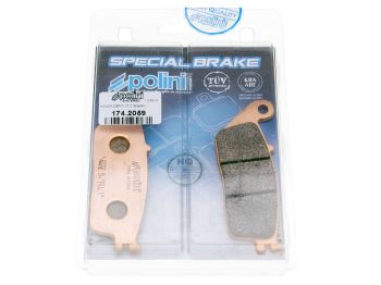 brake pads Polini sintered for Daelim, Honda, Yamaha
