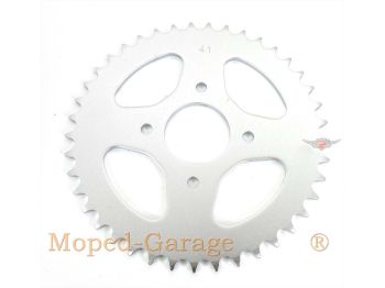 Sprocket Presto aluminum 41 teeth 4 hole for Hercules Prima 1, 2, 3, 4, 5, 6, MP MF M HR Hobby Rider, P MX SX, Optima Pronto, Presto, Garelli Cross 40, KTM 505, Zündapp A 25 Automatic Type 460-01, 460-02