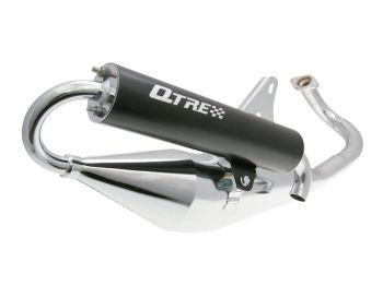 exhaust Tecnigas Q-Tre chrome for Piaggio