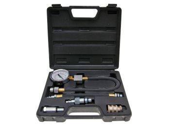 petrol engine compression test kit Silverline 5-piece