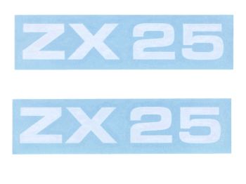 Sticker set MOGA 2 parts width 95mm height 17mm for Zündapp ZX 25