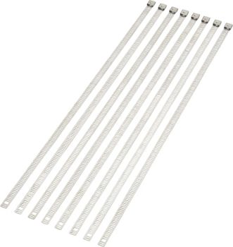 CABLE TIE SILVER 14 8PK