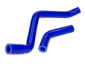 coolant hose set silicone blue for Aprilia RX, SX, Derbi Senda, Gilera RCR, SMT D50B0 -17