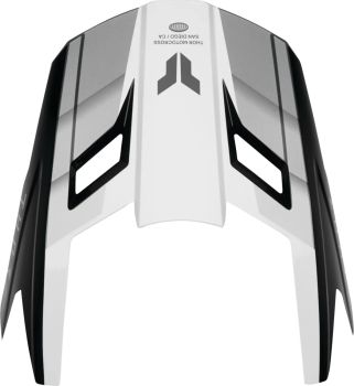 VISOR KIT FLEET DEFY BK/WH L-2