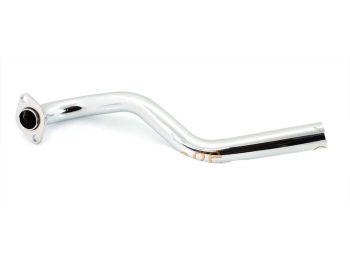 Flange manifold 26mm cylinder connection 28mm exhaust connection left chrome for Hercules, Prima