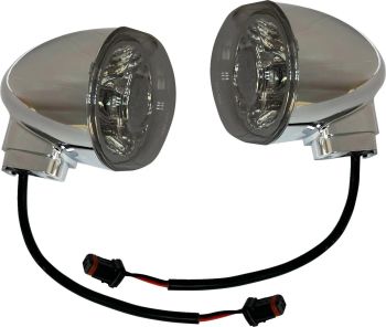 Light Rear Turn Signal Chrome