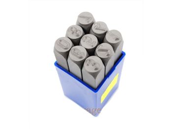 Impact numbers set 6mm for motorcycle, car, trailer