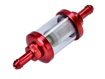 Fuel filter red removable 7mm
