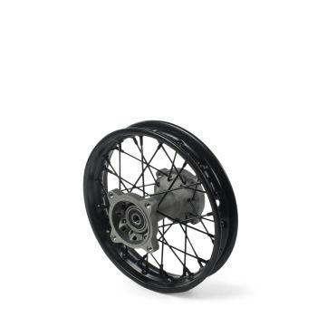 ROUE ARRIERE ACIER NOIRE 10" - 12