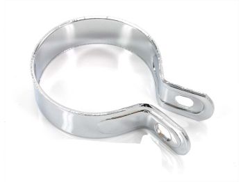 Exhaust clamp chrome 60mm 20mm for Zündapp, Kreidler, Hercules, Puch, Simson, KTM, DKW, Miele, Göricke, Gritzner, moped, moped, mokick, KKR, scooter