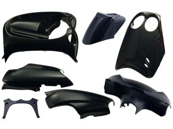 fairing kit EDGE 7-piece black metallic for Yamaha Neos, MBK Ovetto 50-100cc 2-stroke -06/2007