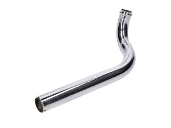 Exhaust manifold steel 28mm chrome for Kreidler, Florett, Flory