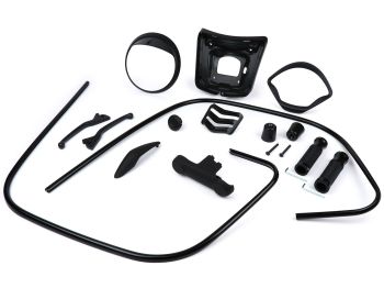 styling kit Moto Nostra "Black Collection" black matte for Vespa GTS300 (2016-2018), Vespa GTS 125 (2016-2018)