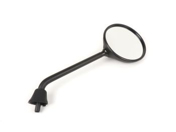 Mirror -MOTO NOSTRA, matt black, lhs, rhs- Vespa GTS 125 i.E. Super (2014-2016, facelift) (ZAPM4530), Piaggio LX50 2T 2009-2011 (ZAPC38101), LX50 4T 4V 2009-2011 (ZAPC38700)