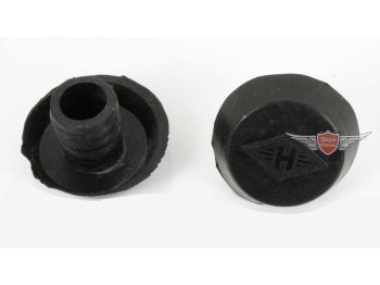 Black plastic cover plug for Hercules, K 50