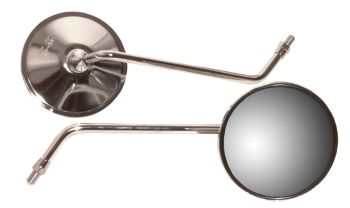 MIRROR CHROME LEFT EC STEM
