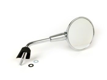 Mirror -MOTO NOSTRA Shorty- Vespa GTS 125-300 HPE (2019-), Vespa Primavera 50-150, Vespa Sprint 50-150 - chrome - rhs