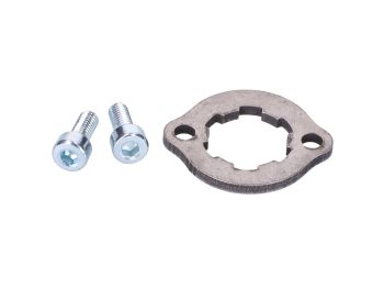 sprocket retainer plate / lock plate (new version M4) for Derbi Senda, Aprilia SX